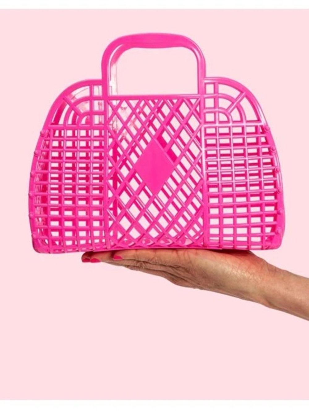 Sun Jellies Bright Pink Purse Hand Bag
